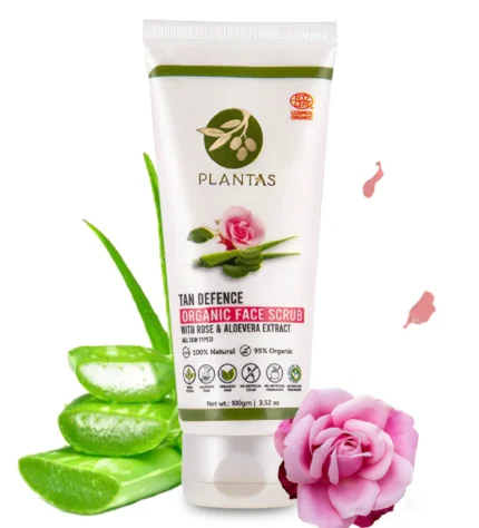 Organic Face Scrub - Tan Defence
